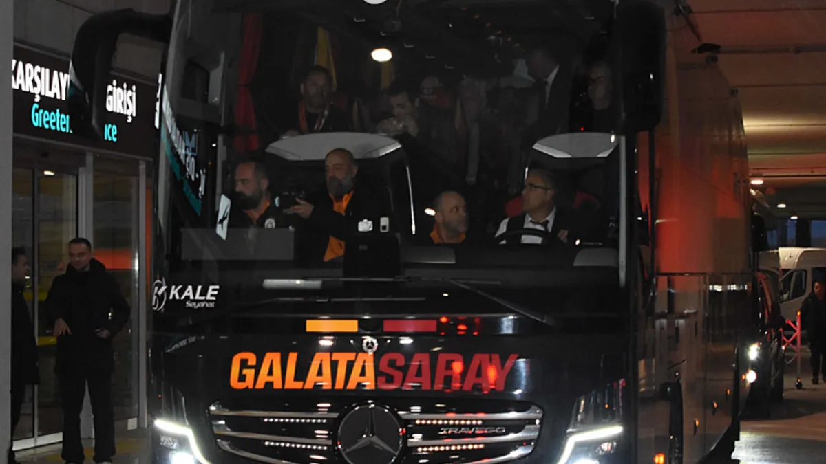 Galatasaray kafilesi Konya'da