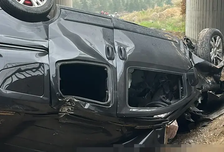 Mersin'de korkunç kaza! Otomobil köprüden düştü: 2 ölü, 3 yaralı
