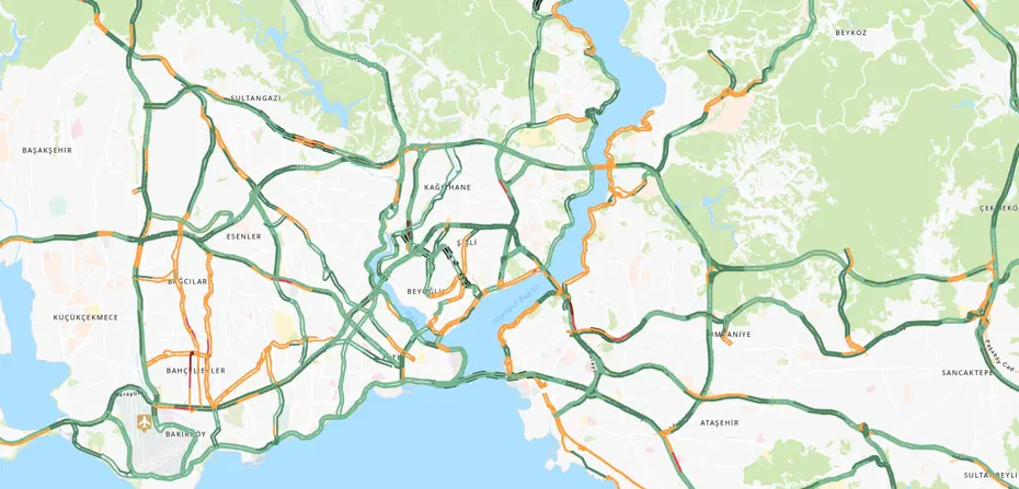 Yeni yılın ilk iş gününde trafik akıcı