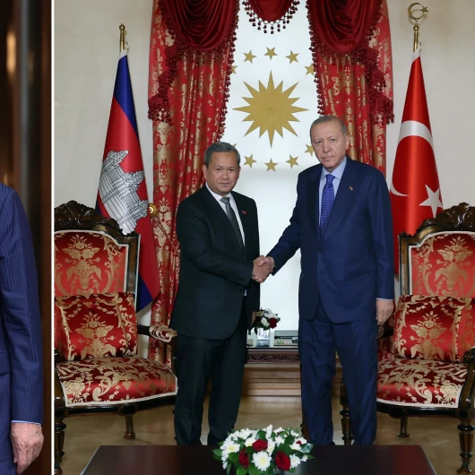 Cumhurbaşkanı Erdoğan Kamboçya Başbakanı Manet'i Kabul Etti: Kamboçya Önemli Ortağımız