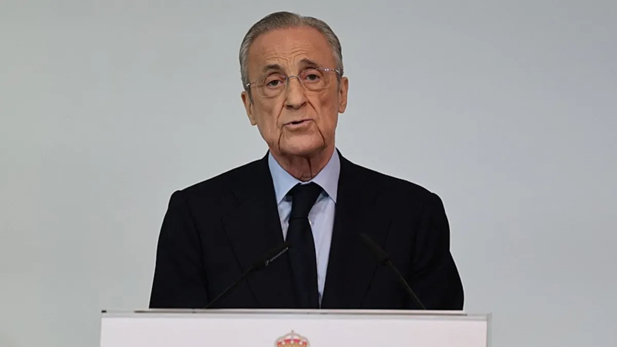 Real Madrid Başkanı Perez İspanyol futbolunda hakem olaylarını eleştirdi