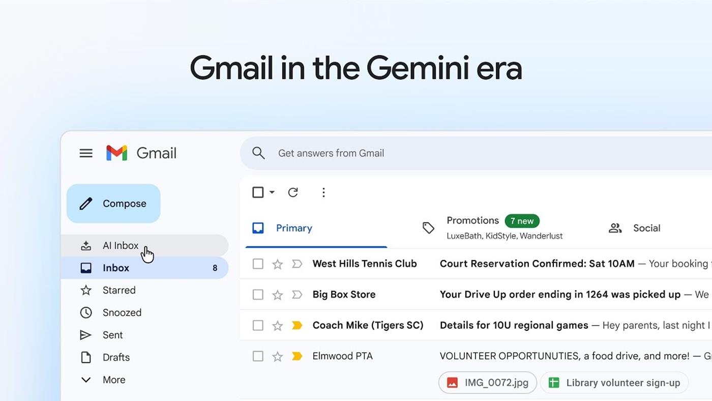 Gmail'de yeni dönem: "AI Inbox" kullanıma açıldı