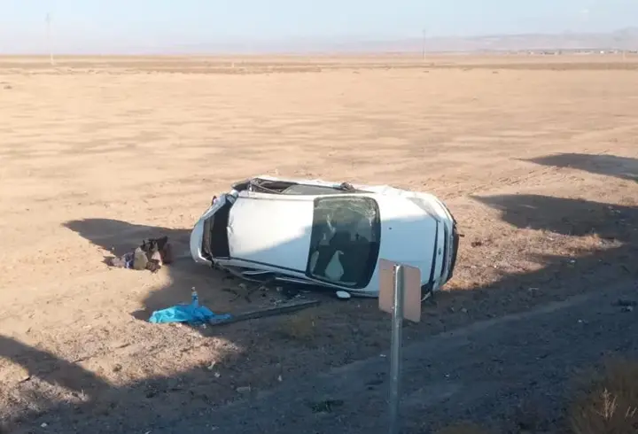 Yoldan çıkan otomobil takla attı; 6 yaralı 