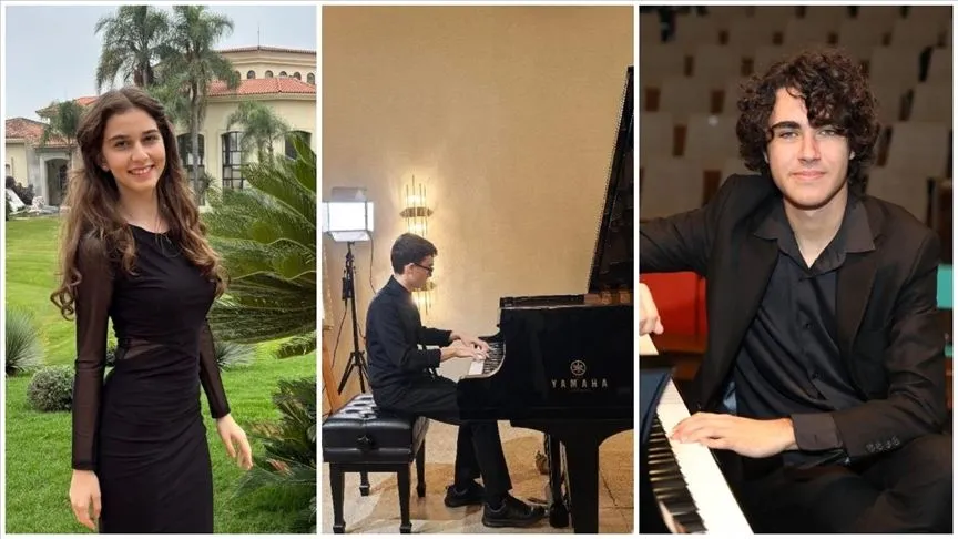 Türkiye'nin genç piyanistleri Fas'ta 3 ödül kazandı