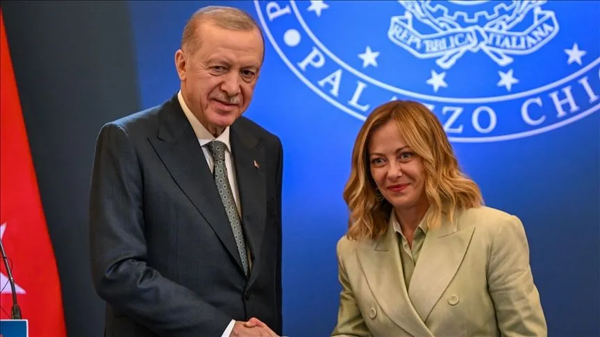 Cumhurbaşkanı Erdoğan, İtalya Başbakanı Meloni ile telefonda görüştü