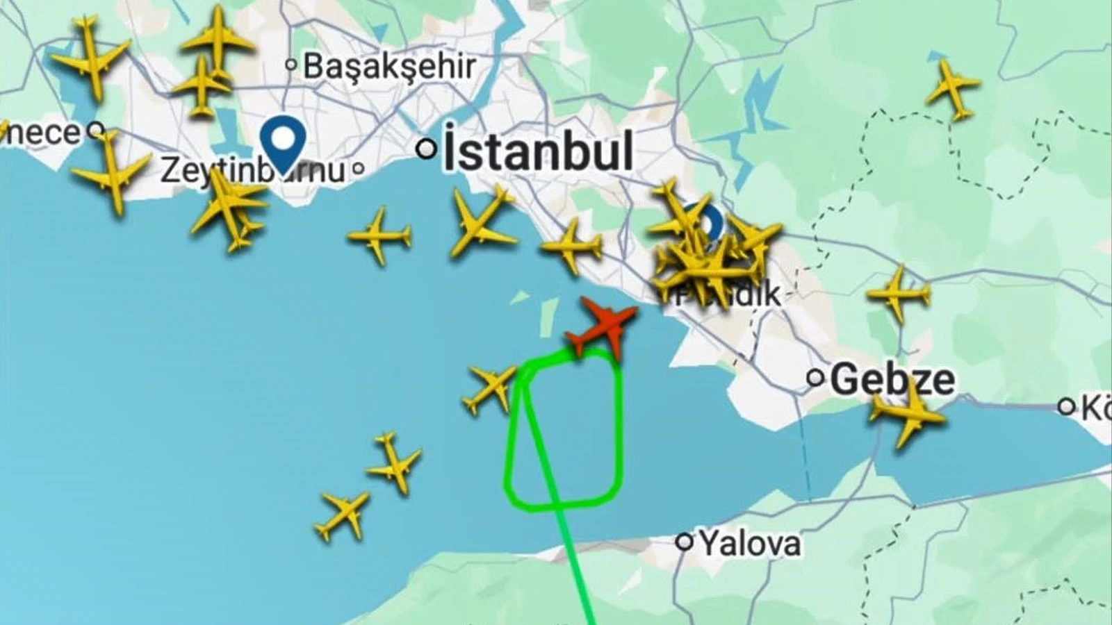 Sabiha Gökçen Havalimanı'nda uçaklara deprem alarmı