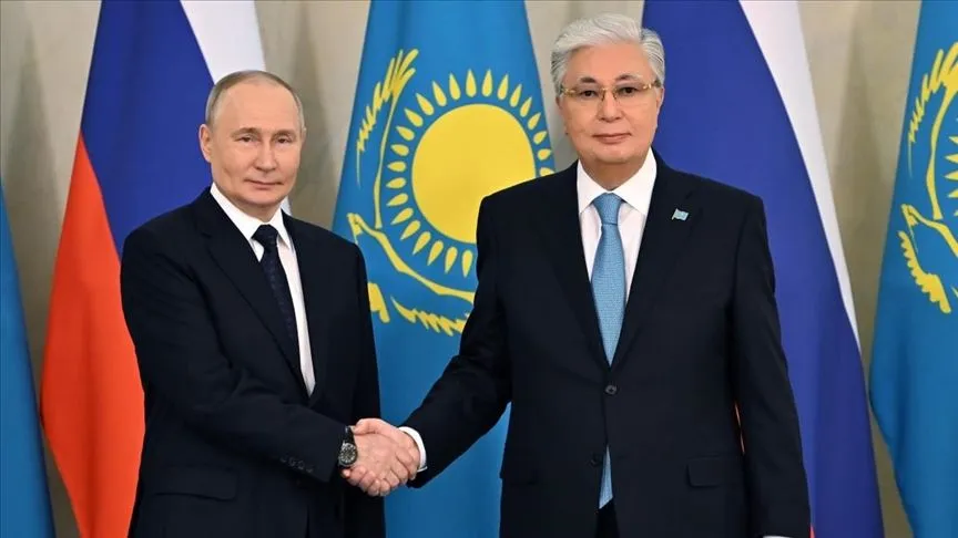 Rusya Devlet Başkanı Putin ile Kazakistan Cumhurbaşkanı Tokayev, ikili ilişkileri görüştü