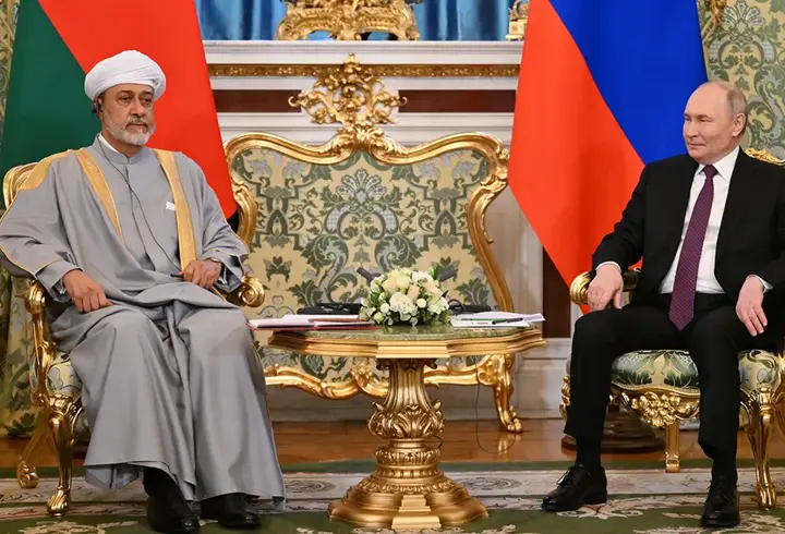 Putin ile Umman Sultanı Al Said'den ilk yüz yüze görüşme