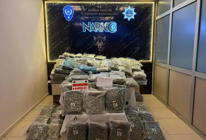 Kapıkule'de 2 TIR’da toplam 171 kilo uyuşturucu ele geçirildi; 2 tutuklama