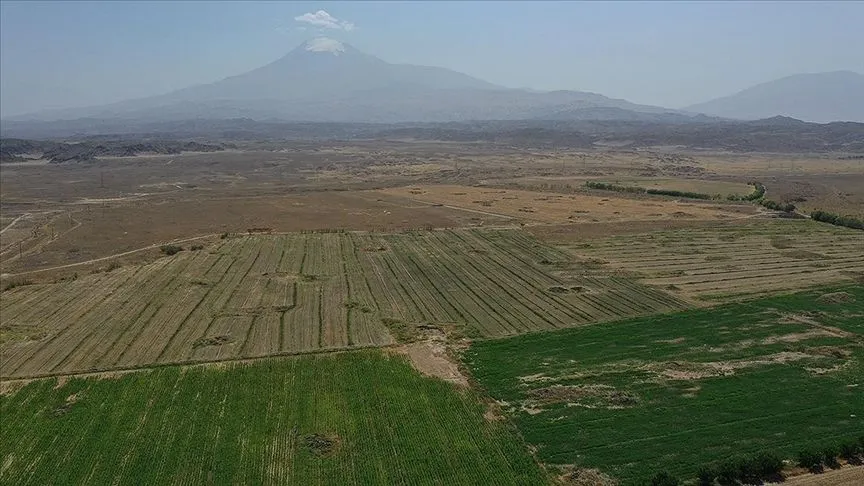 1000 dönümlük taşlık alanı 8 yılda tarım arazisine dönüştürdü
