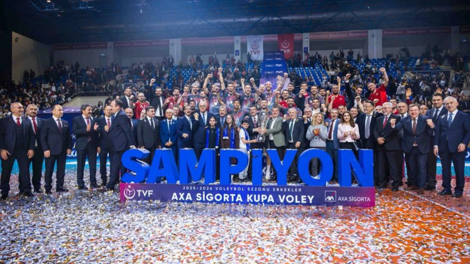 Ziraat Bankkart Kupa Volley'de zafere ulaştı