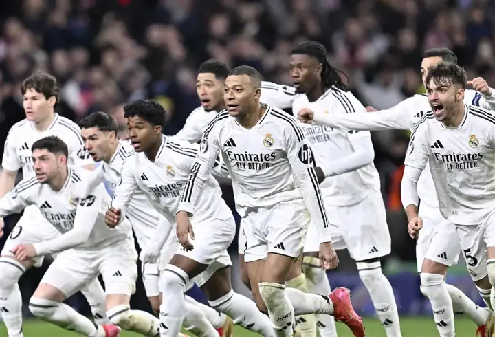 Real Madrid, derbide penaltılarla turladı! Şampiyonlar Ligi'nde çeyrek final eşleşmeleri belli oldu...