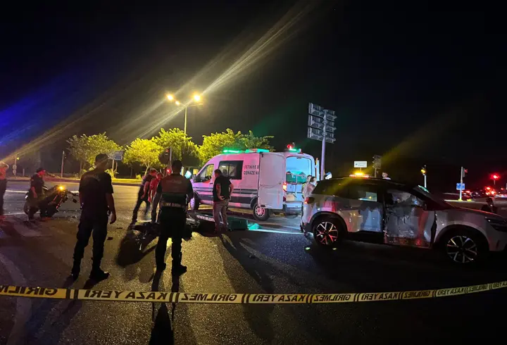 Fethiye'de, otomobil ile çarpışan motosikletin sürücüsü öldü