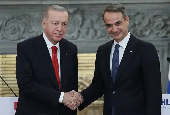 Komşu diplomasisi! Cumhurbaşkanı Erdoğan, Yunanistan Başbakanı Miçotakis ile görüşecek