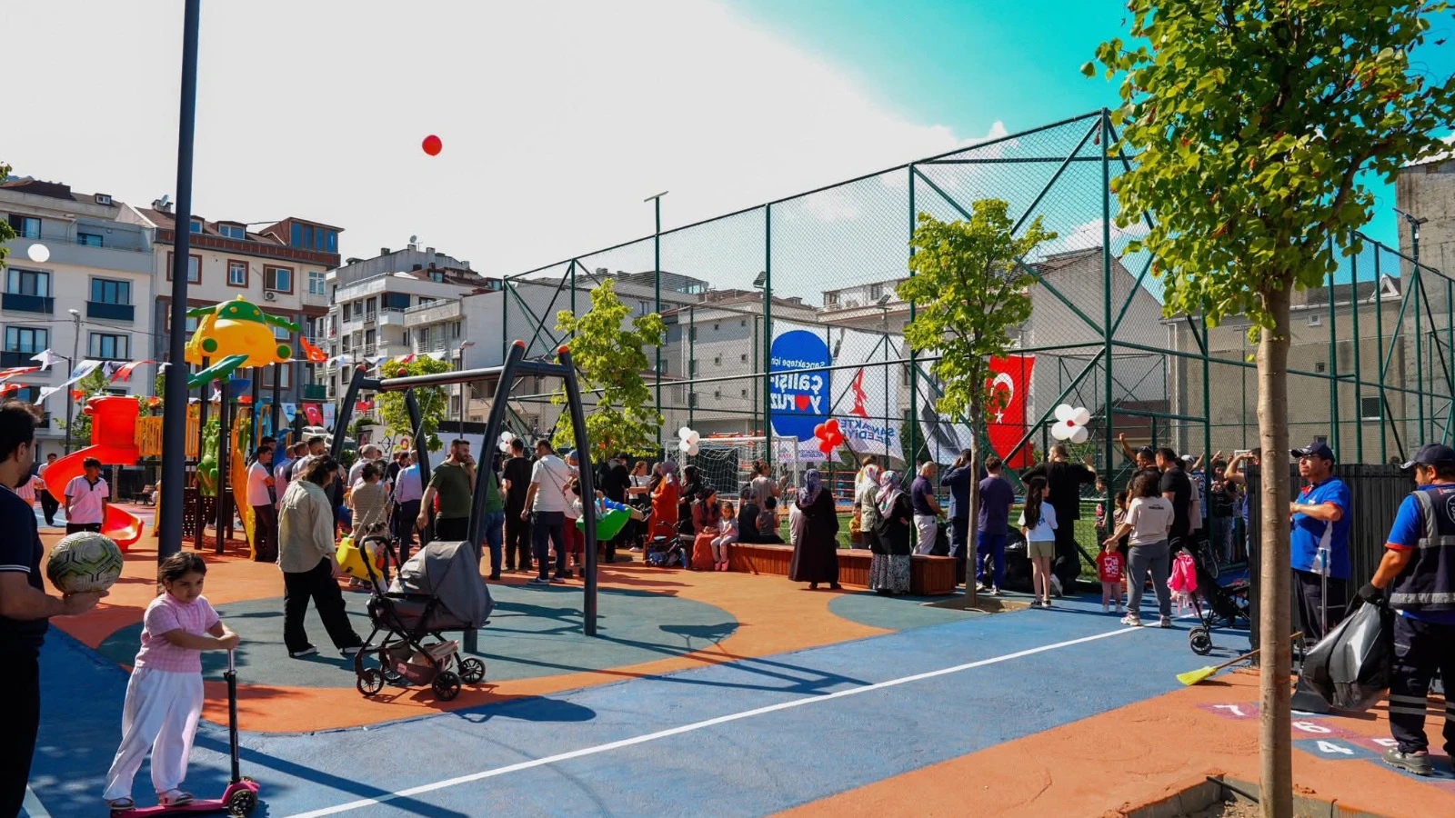 Sancaktepe’de Sırrı Süreyya Önder Spor parkı hizmete açıldı