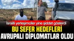 İsrailli Yerleşimciler Batı Şeria’da Avrupalı Diplomatlara Saldırdı