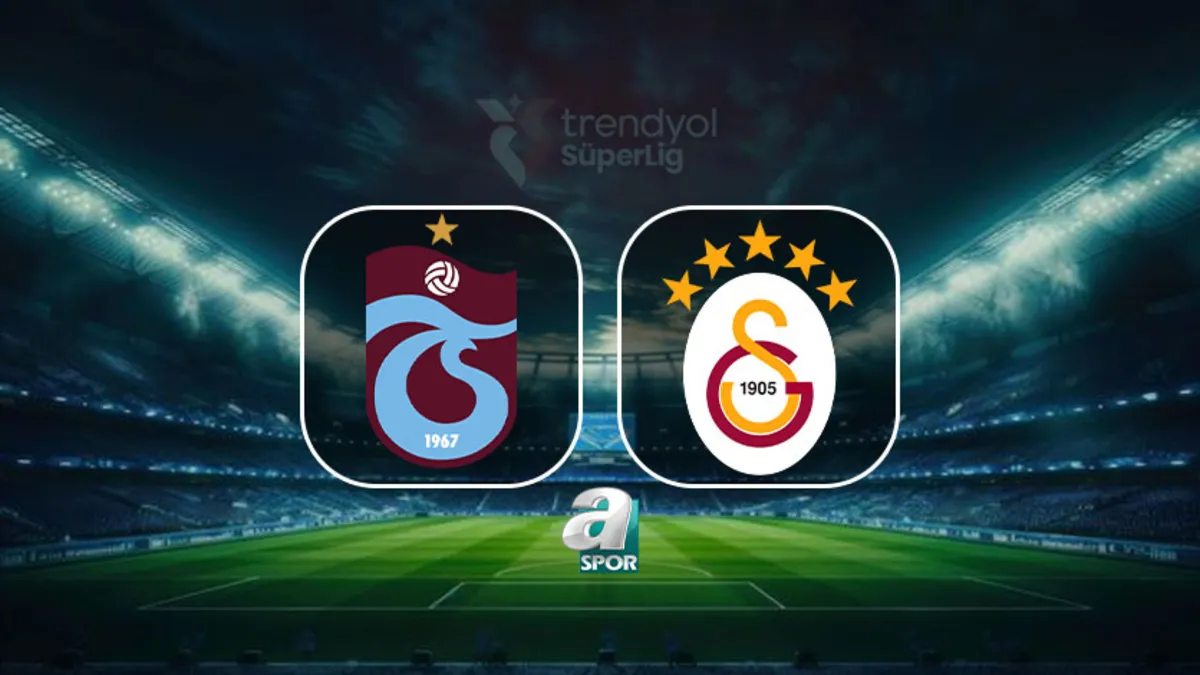 Trabzonspor-Galatasaray canlı maç | Trendyol Süper Lig 28. hafta