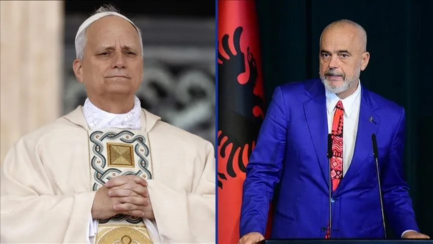 Papa 14. Leo, Arnavutluk Başbakanı Rama ile görüştü