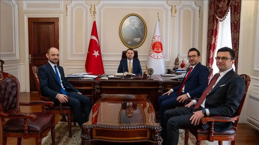 AA Genel Müdürü Karagöz, Adalet Bakanı Gürlek'i ziyaret etti