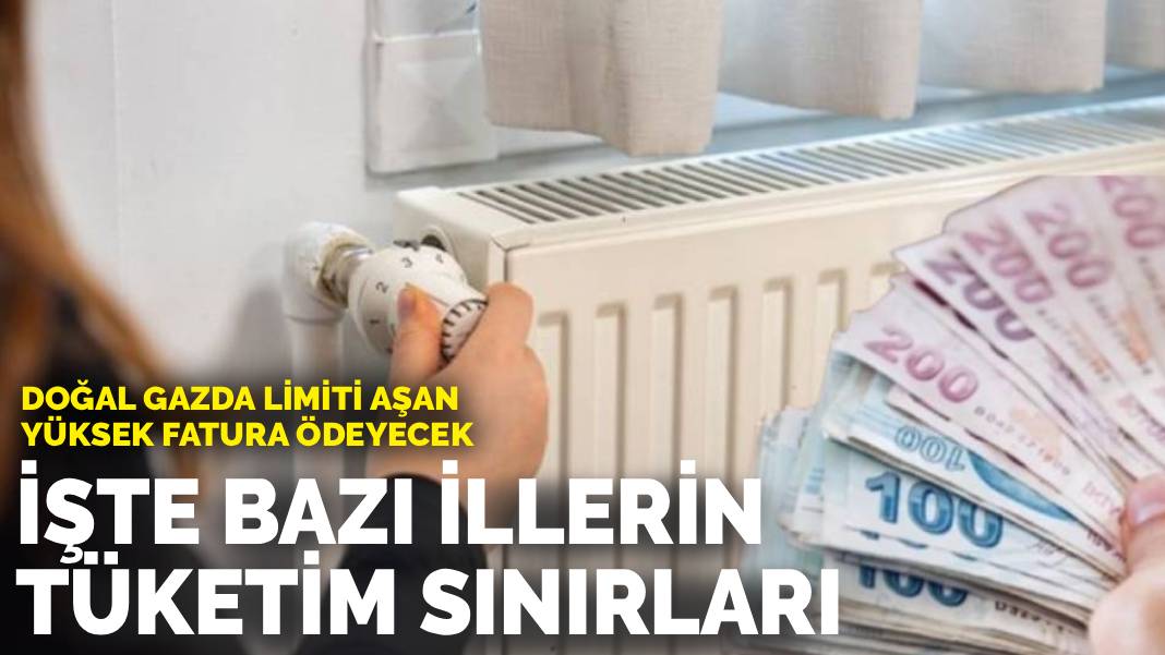Doğal Gazda Limiti Aşan Yüksek Fatura Ödeyecek: İşte Bazı İllerin Sınırları