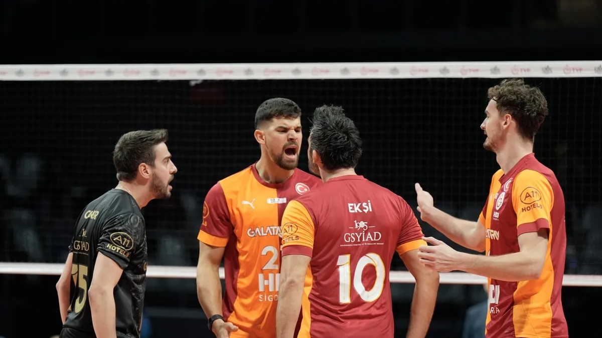 Galatasaray HDI Sigorta evinde Halkbank'ı mağlup etti