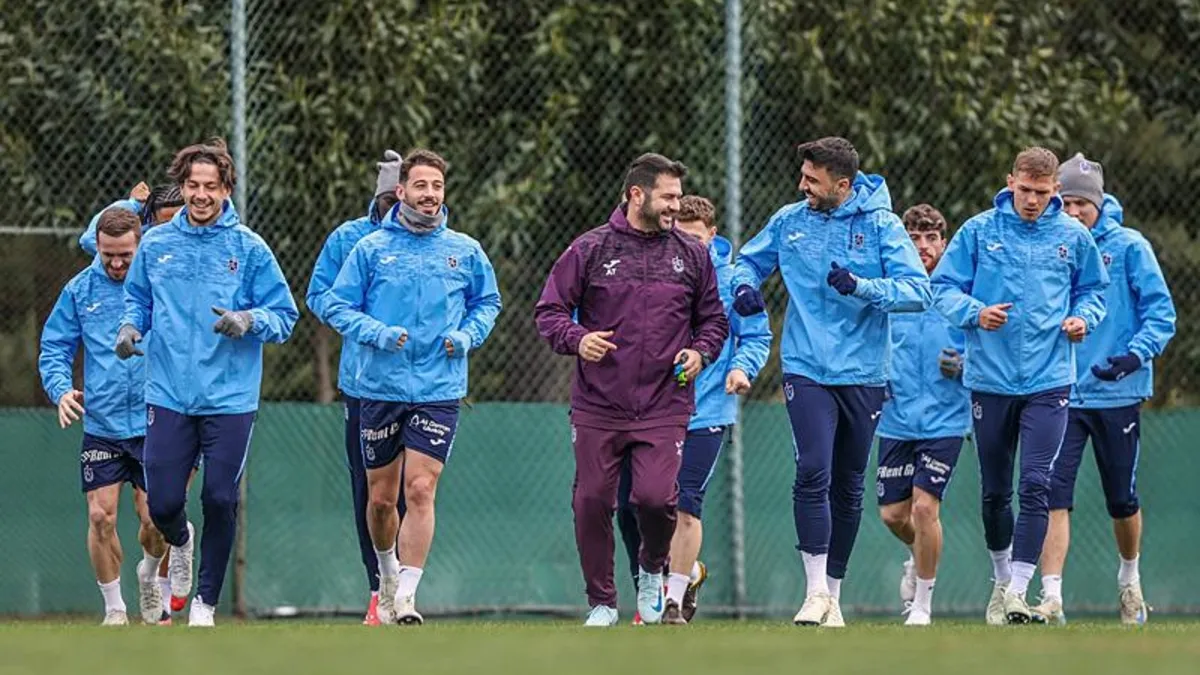 Trabzonspor, Göztepe maçının hazırlıklarını sürdürdü