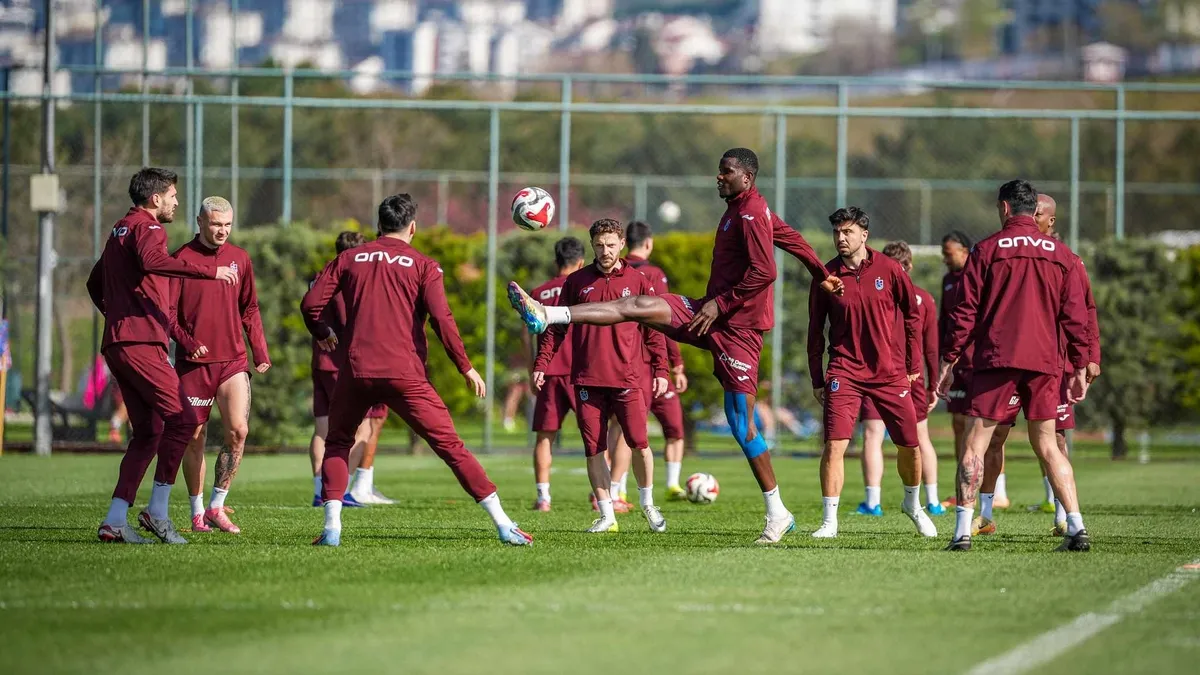 Trabzonspor'da RAMS Başakşehir maçı hazırlıkları sürüyor