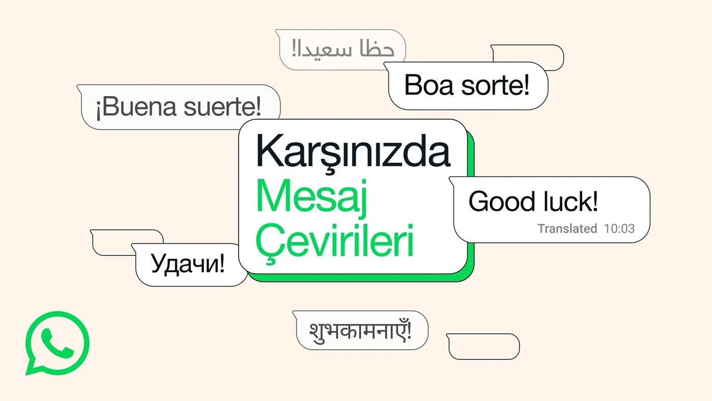 WhatsApp otomatik dil çeviri özelliği iPhone'lara geliyor