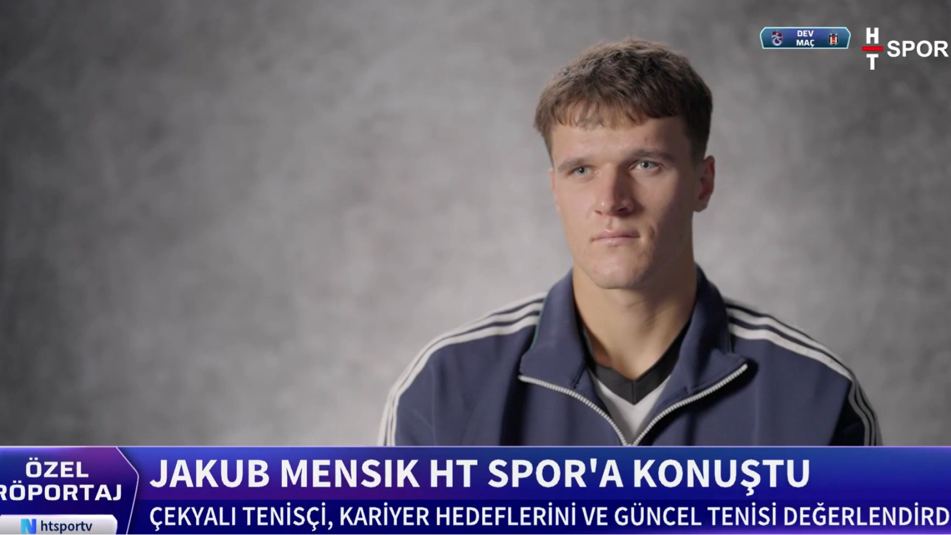 Çekyalı Tenis Yıldızı Menšík Ht Spor’a Konuştu!