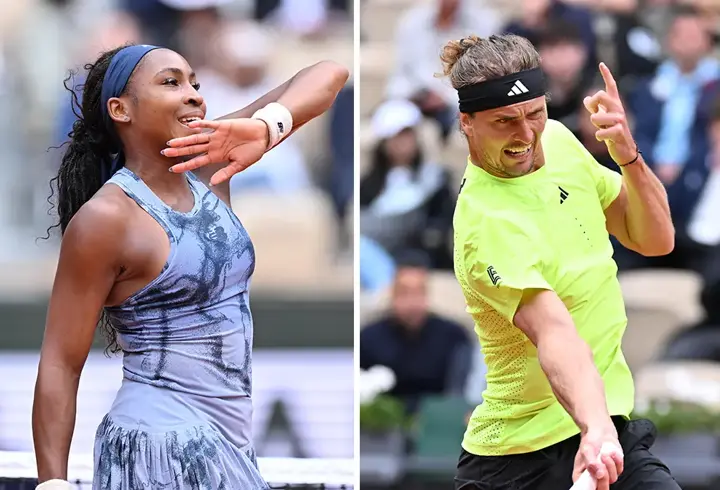 Fransa Açık'ta Gauff ve Zverev ikinci tura yükseldi