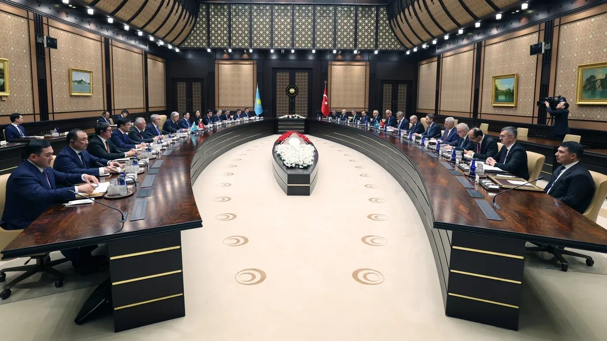 Son Dakika | Başkan Erdoğan Kazakistan Cumhurbaşkanı Cömert Tokayev'i Karşıladı
