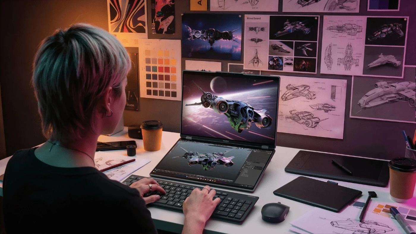 Lenovo Yoga Book Pro 3D Concept, gözlüksüz 3D deneyimi sunuyor