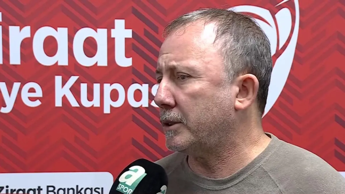 Sergen Yalçın: Ana hedefimiz Türkiye Kupası!