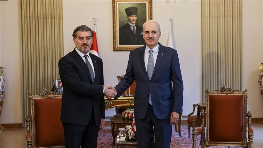 TBMM Başkanı Kurtulmuş, Gürcistan Cumhurbaşkanı Kavelaşvili ile görüştü