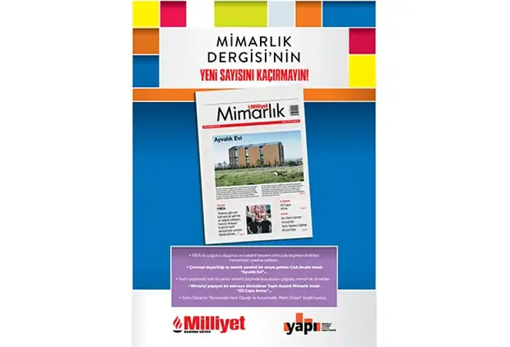 Milliyet Mimarlık Dergisi’nin 55. Sayısı Bu Pazar Bayilerde!