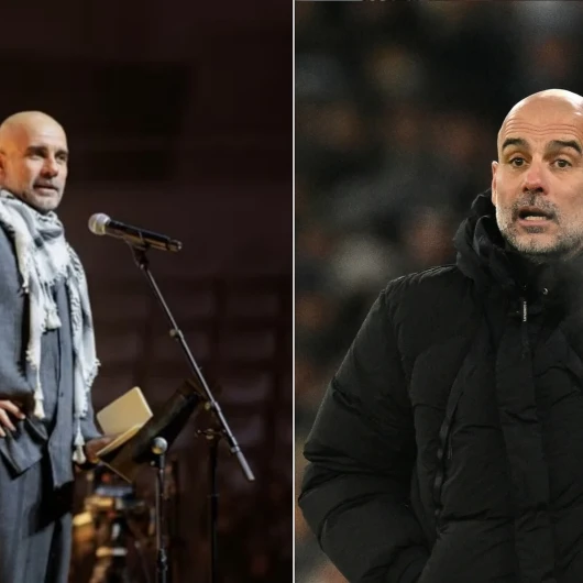 Guardiola'dan Filistinlilere Büyük Destek: "Gazze'de 74 Binden Fazla İnsanı Öldürdü"