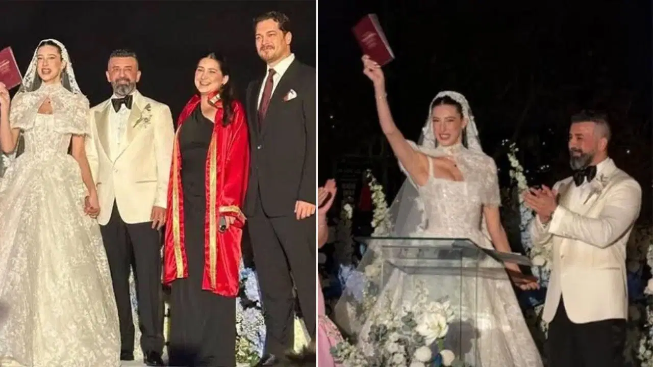Itır Esen İle Engin Aykanat Paris'in Ardından İstanbul'da Evlendi: Düğüne Ünlü İsimler Akın Etti