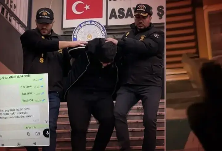 Polis adım adım takip etti: Yakalandılar! Haraç çetesinin mesajları ortaya çıktı... 