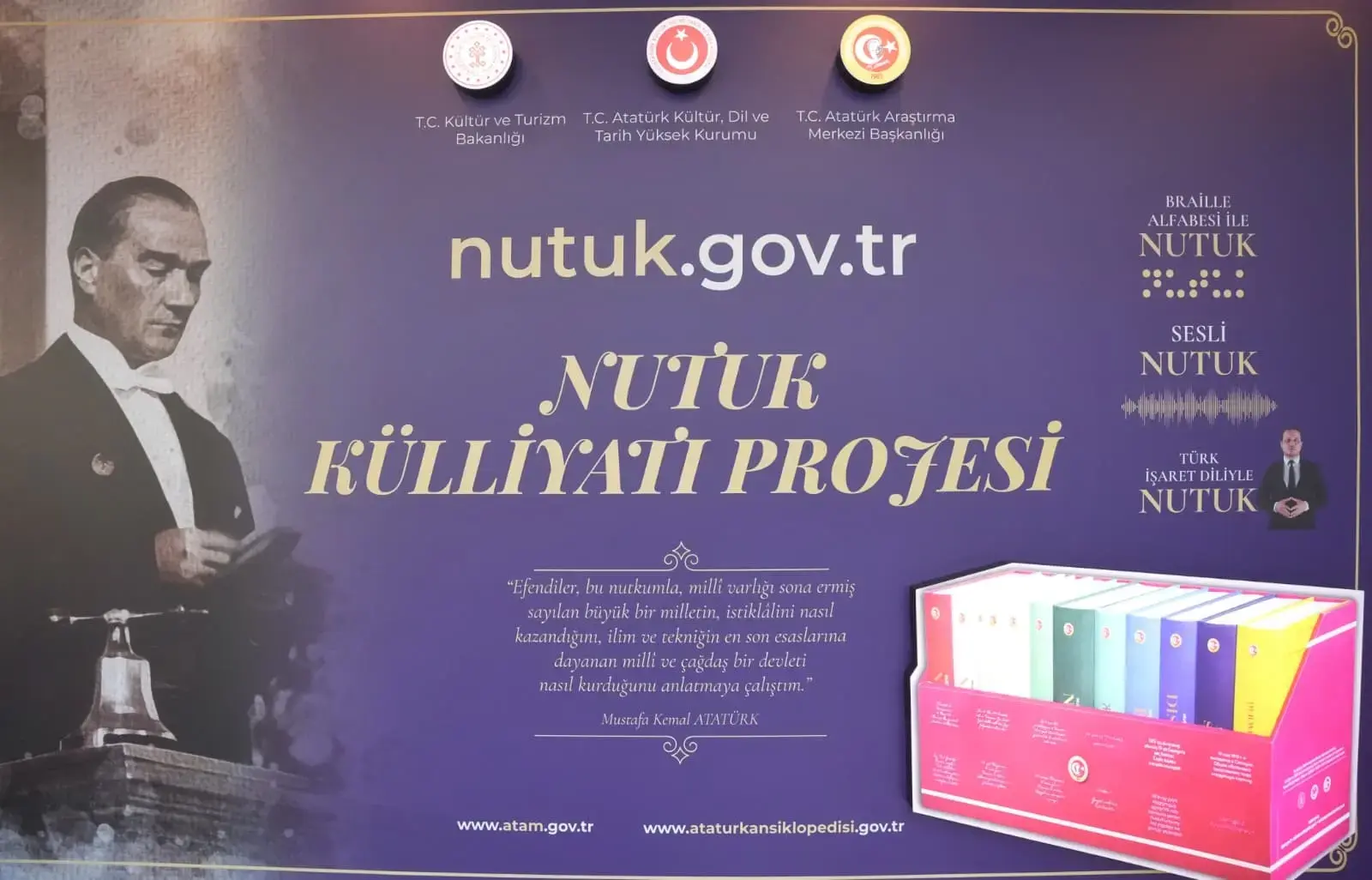 Milli Mücadele'nin Tarihi Mirası Nutuk Sekiz Dilde Dünyaya Ulaşacak!