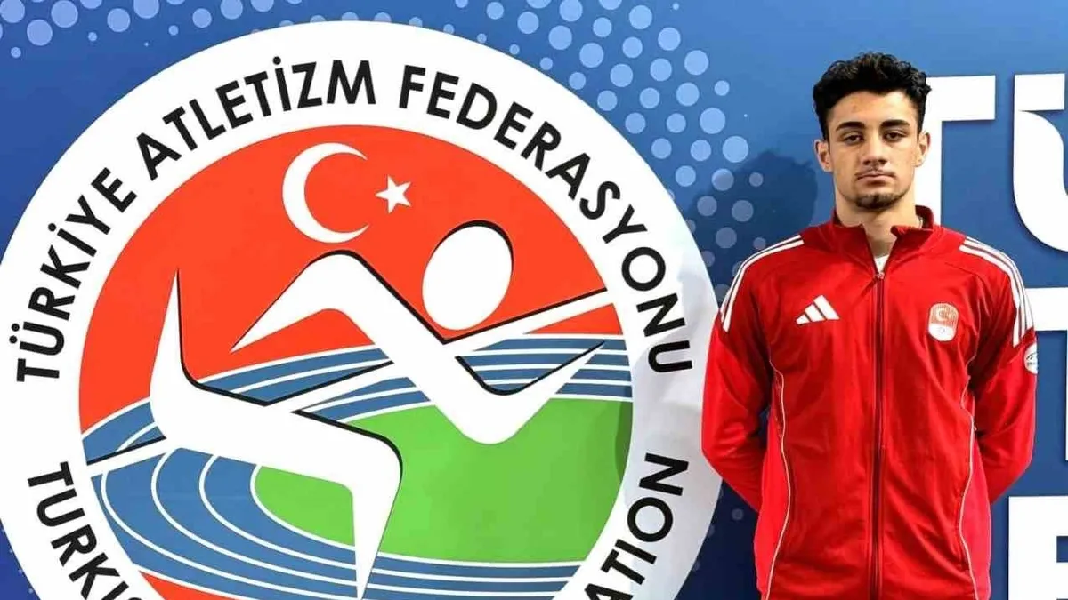 Genç atlet Koray Uygun'un hedefi Türkiye rekoru!