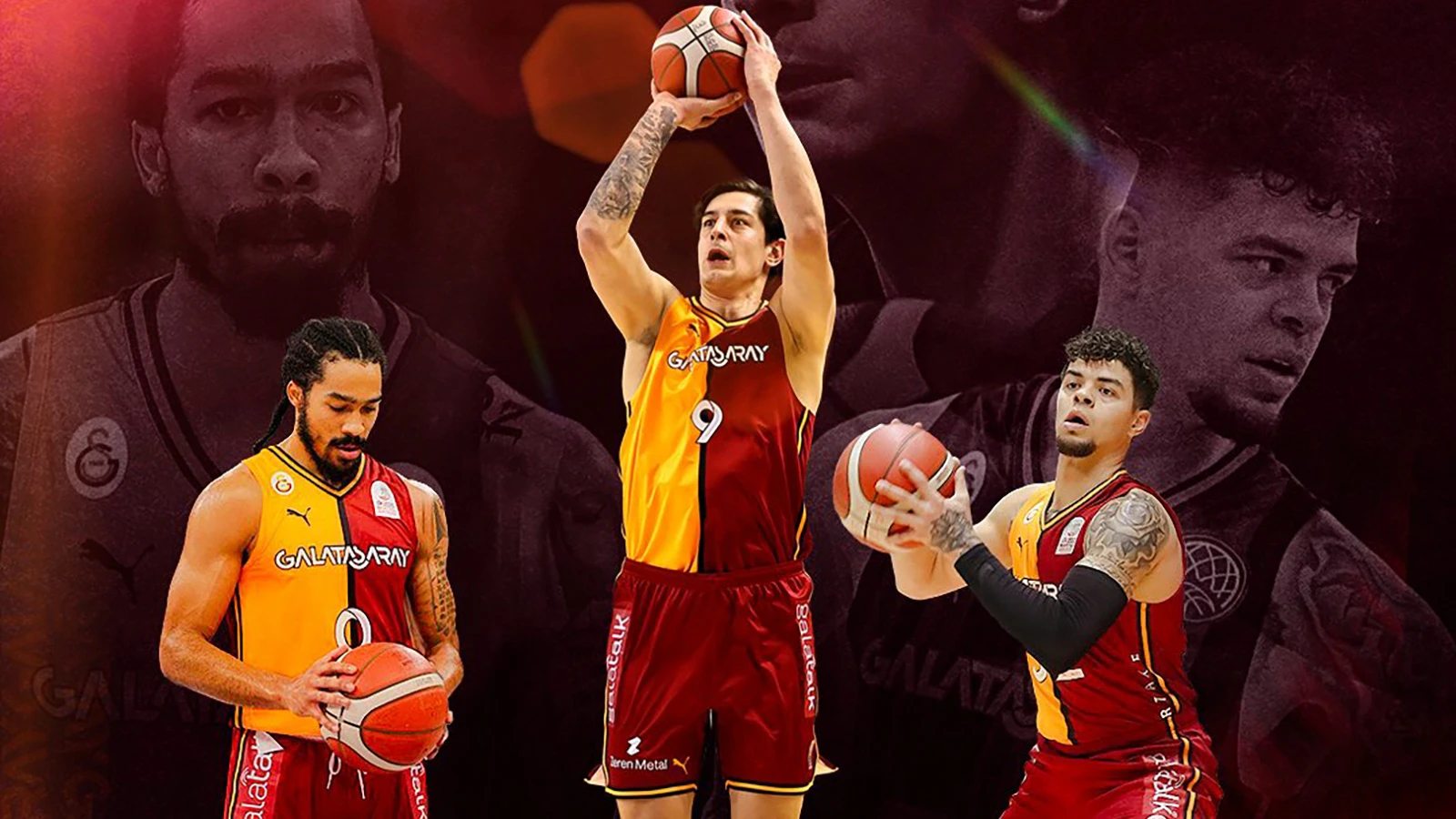 Galatasaray Samet Geyik, Rob Gray ve Otis Livingston'a veda etti