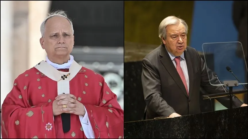 Papa 14. Leo, BM Genel Sekreteri Guterres ile görüştü