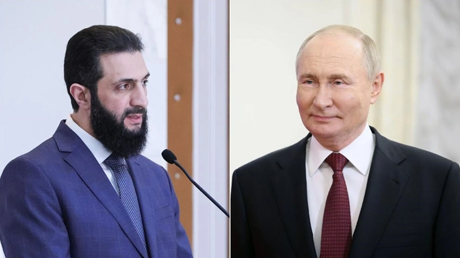 Putin'den Suriye Cumhurbaşkanı Şara'ya destek mesajı