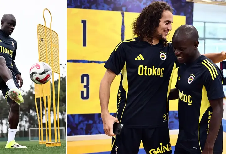 N'Golo Kante, Fenerbahçe'de mesaiye başladı