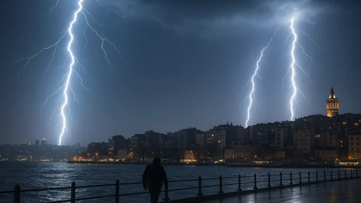 Sağanak İstanbul'u vurdu! Fırtına bitmedi tekrar başlayacak