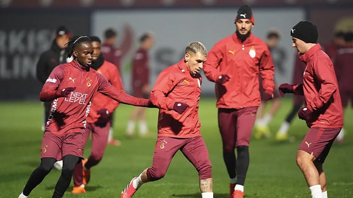 Galatasaray'da Trabzonspor maçının hazırlıkları başladı