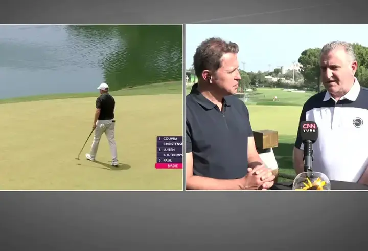 Turkish Airlines Golf Turnuvası sürüyor… Gençlik ve Spor Bakanı Osman Aşkın Bak CNN TÜRK’te