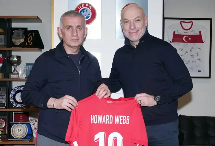 Emekli İngiliz hakem Howard Webb, MHK'yi ziyaret etti
