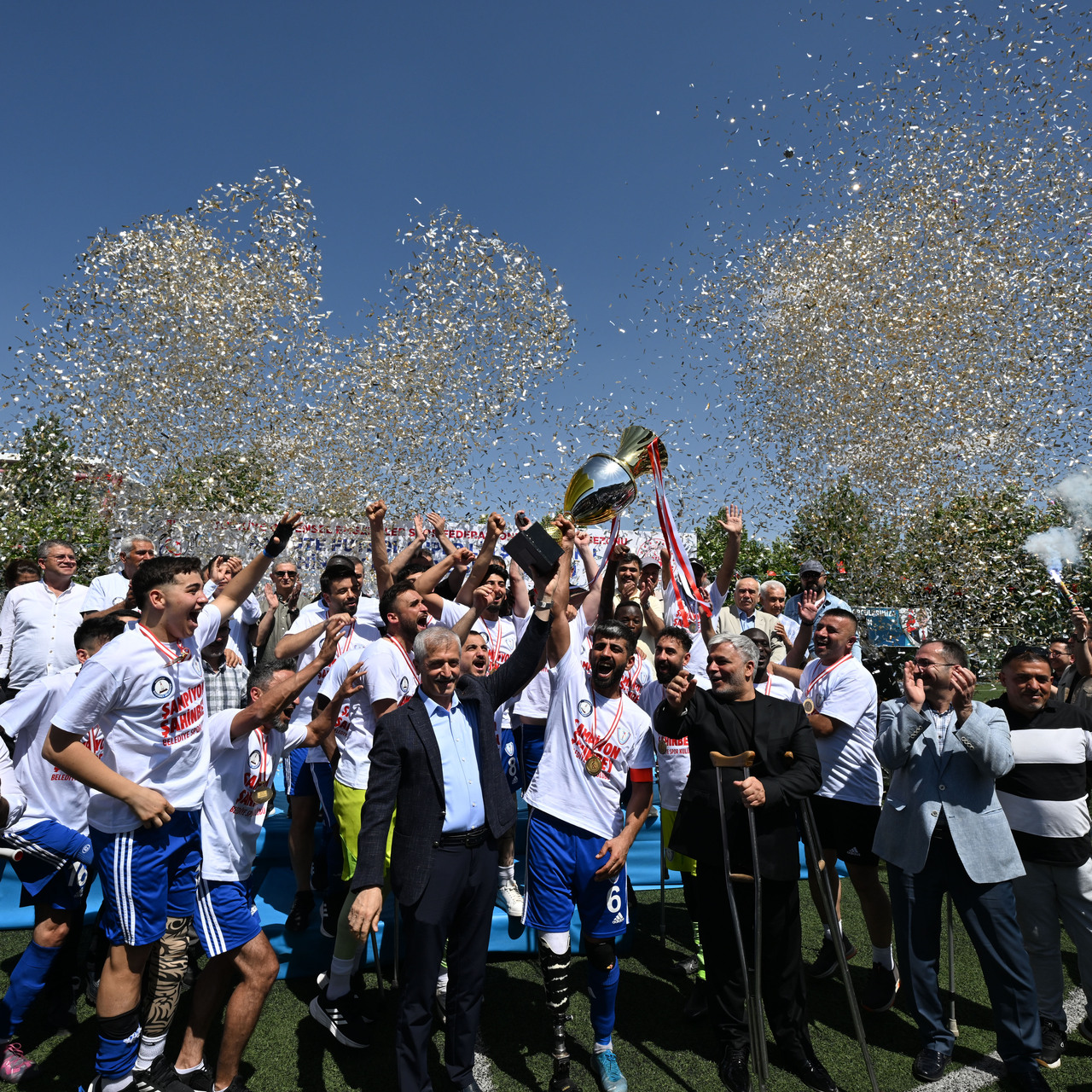 Ampute Futbol Süper Ligi'nde şampiyon Şahinbey!