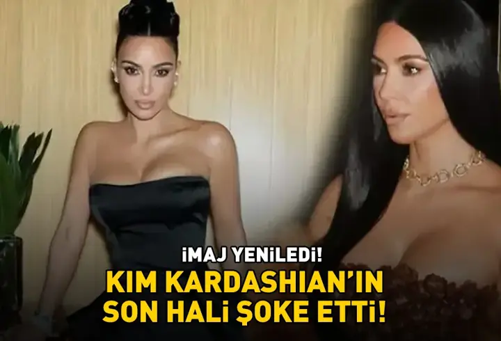 İmaj tazeledi! Kim Kardashian'ın son hali şoke etti! 'Tıpkı annesi!'